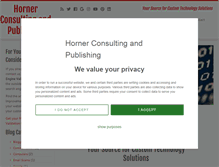 Tablet Screenshot of hornerconsulting.com